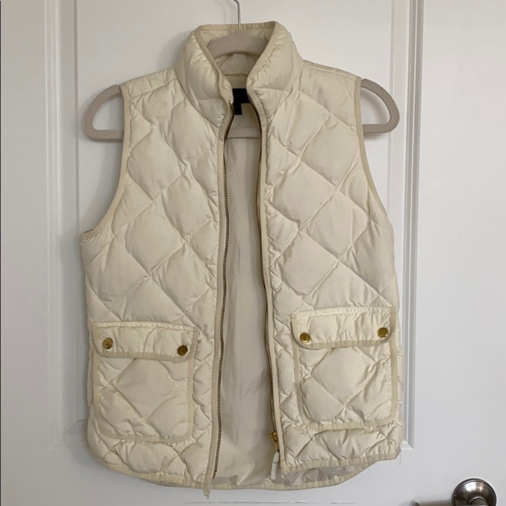 Cream J.Crew vest